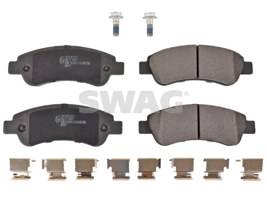 set placute frana,frana disc 62 91 6814 SWAG
